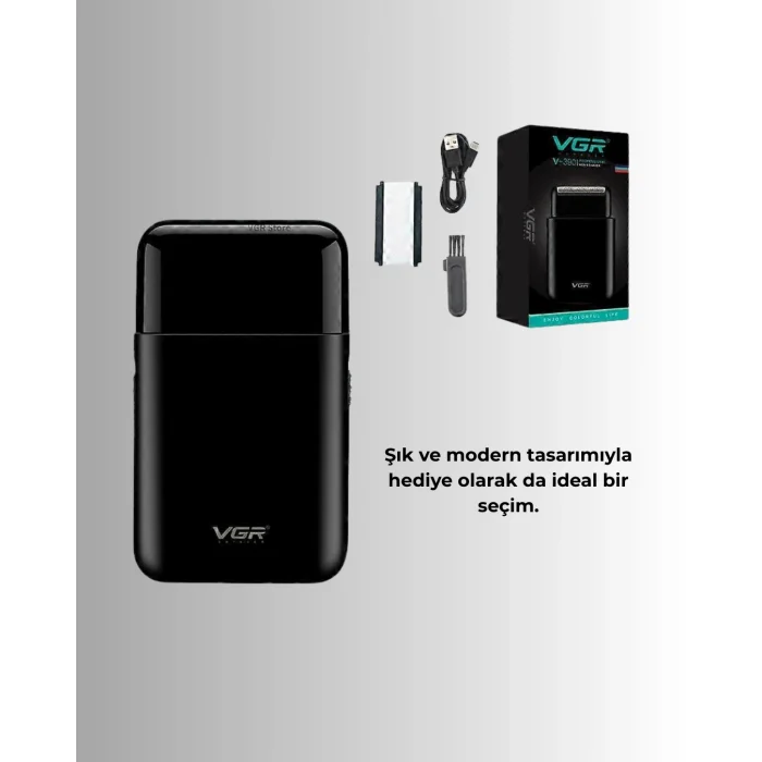 Ultra İnce Elektrikli Tıraş Makinesi | USB Şarjlı ve Su Geçirmez