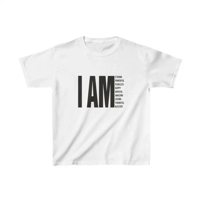 Unisex Çocuk Baskılı T-Shirt - Beyaz