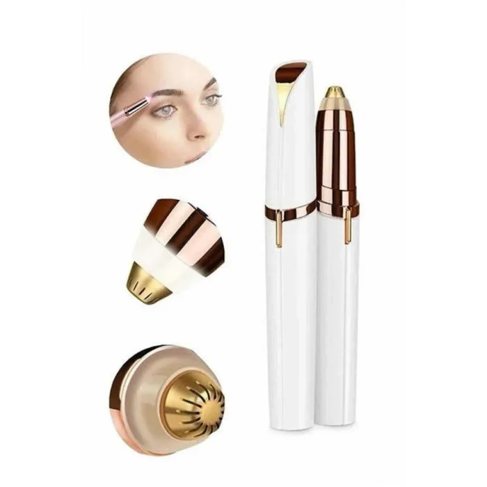 Unısex Şarjlı Kaş Bıyık Alma Epilatörü Hassas Ciltlere Özel Acısız