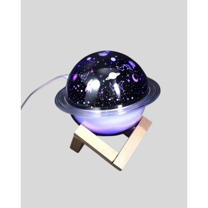 USB Mini Hava Nemlendirici ve Projeksiyon Lamba – Taşınabilir, Sessiz, Dekoratif Aromaterapi Cihazı