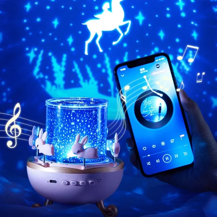 Uyku Arkadaşı Galaksi Çok Figürlü Projektör Gece Lambası