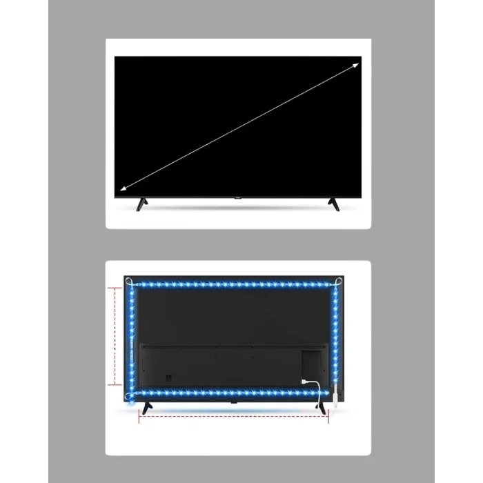 Uzaktan Kumandalı LED TV Arka Işık Şeridi