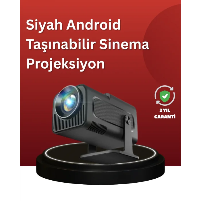 Uzun Ömürlü Lamba ve Dahili Hoparlörlü Ev Sinema Projektörü