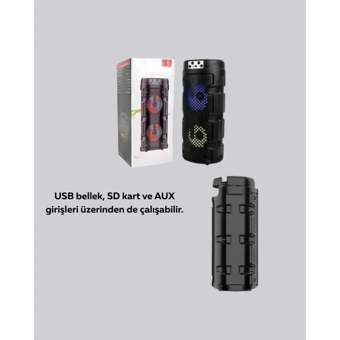 Uzun Pil Ömrü Sunan Kablosuz Bluetooth Hoparlör