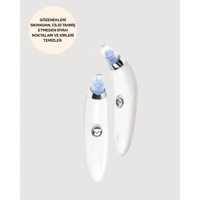 Vakum Teknolojili Siyah Nokta Temizleyici Cihaz – 4 Farklı Başlık ve Derinlemesine Gözenek Temizliği