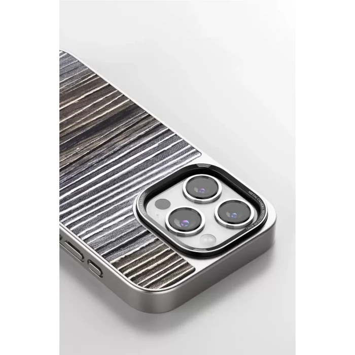 Venco Apple iPhone 15 Pro Max Uyumlu Wave Kapak - Sarı