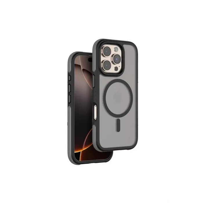 Venco Apple iPhone 16 Pro Uyumlu Orbit Magsafe Kapak - Siyah