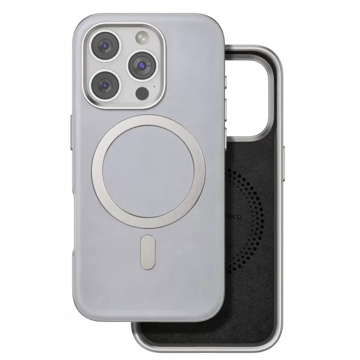 Venco Apple iPhone 16 Pro Uyumlu Puskas Magsafe Kapak - Titan Gri