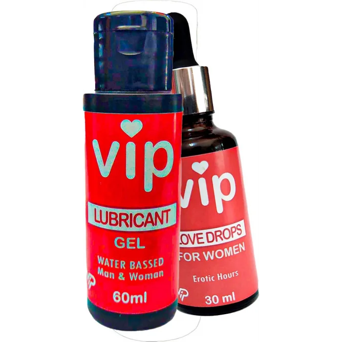 VİP Lubrikant Jel 60 ml + Love Drops For Women