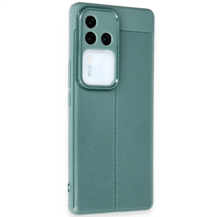 Vivo V30 5g Kılıf Auto Focus Kapak - Koyu Yeşil