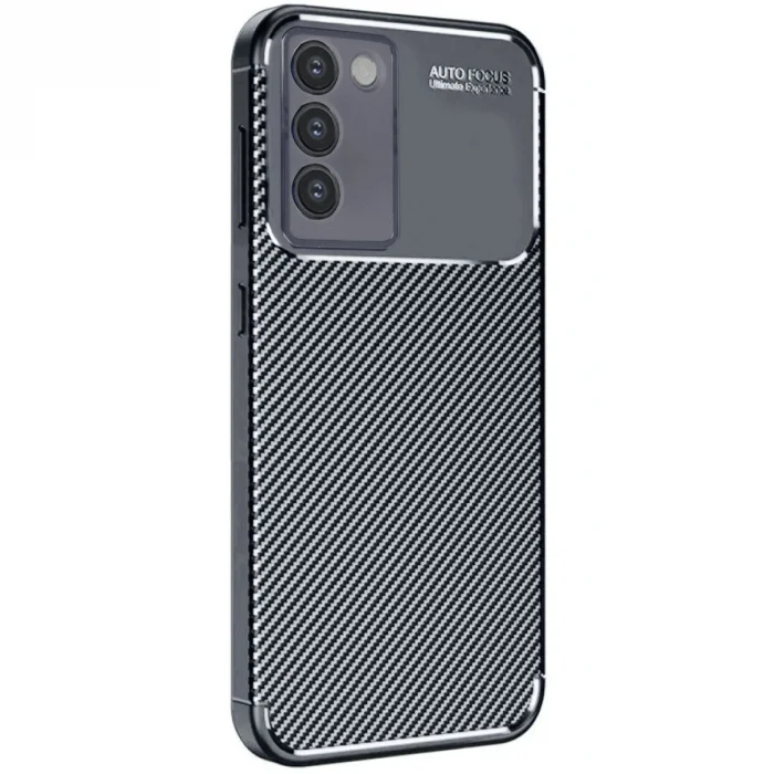 Vivo V30 Lite 4g Kılıf Auto Focus Karbon Kapak - Siyah