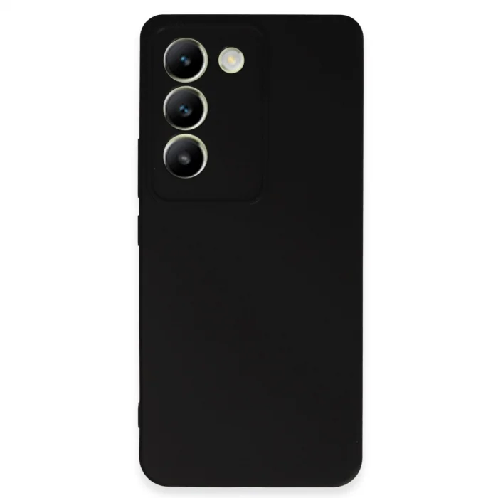 Vivo V30 Lite 4g Kılıf First Silikon - Siyah