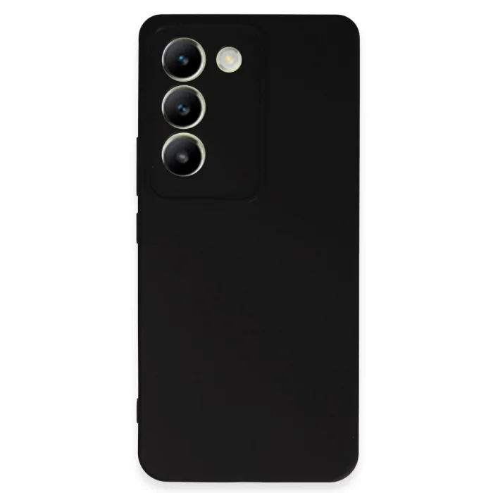 Vivo V30 Lite 4g Kılıf First Silikon - Siyah