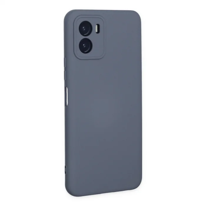 Vivo Y15s Kılıf Nano İçi Kadife Silikon - Gri