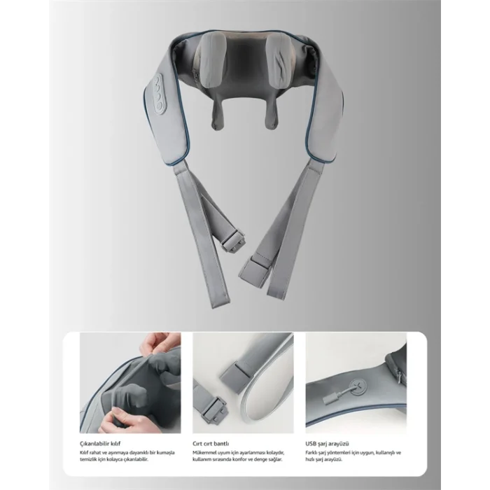 VNB-01 U Tipi Ergonomik Boyun Masaj Cihazı