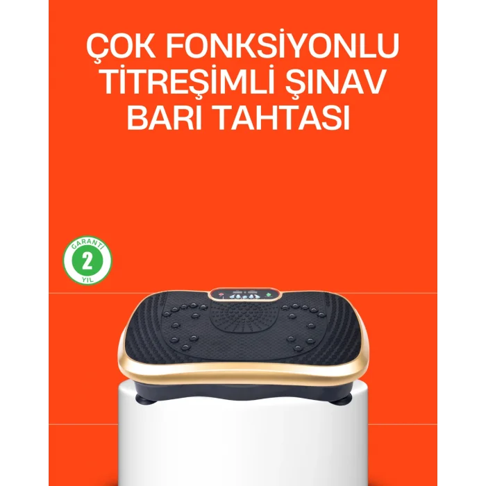 Vücut Şekillendirmeye Yardımcı Titreşimli Spor Platformu