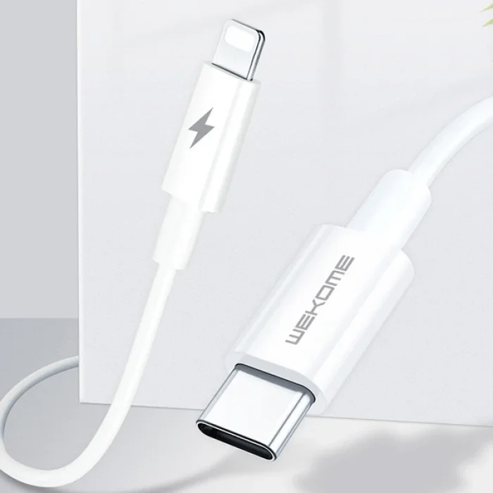 Wekome TYPE-C TO iPhone PD 20W Hızlı Şarj Kablosu 1.2M-(5775)