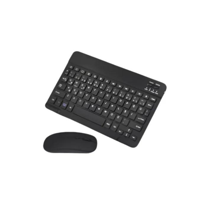 Wireless Klavye Mouse Seti Bluetooth Bağlantılı İnce Tasarım Sessiz Kullanım