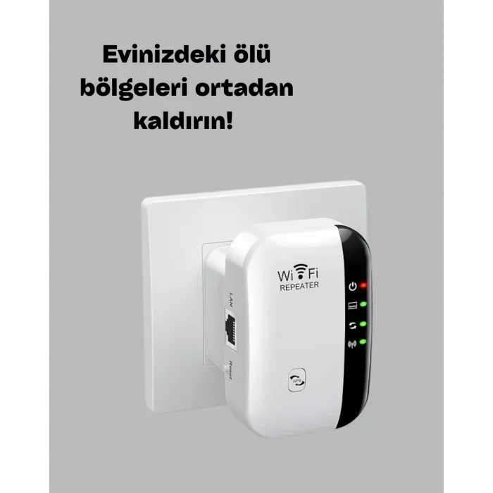 Wireless-N WiFi Repeater 300 Mbps Sinyal Güçlendirici