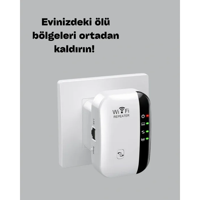 Wireless-N WiFi Repeater 300 Mbps Sinyal Güçlendirici