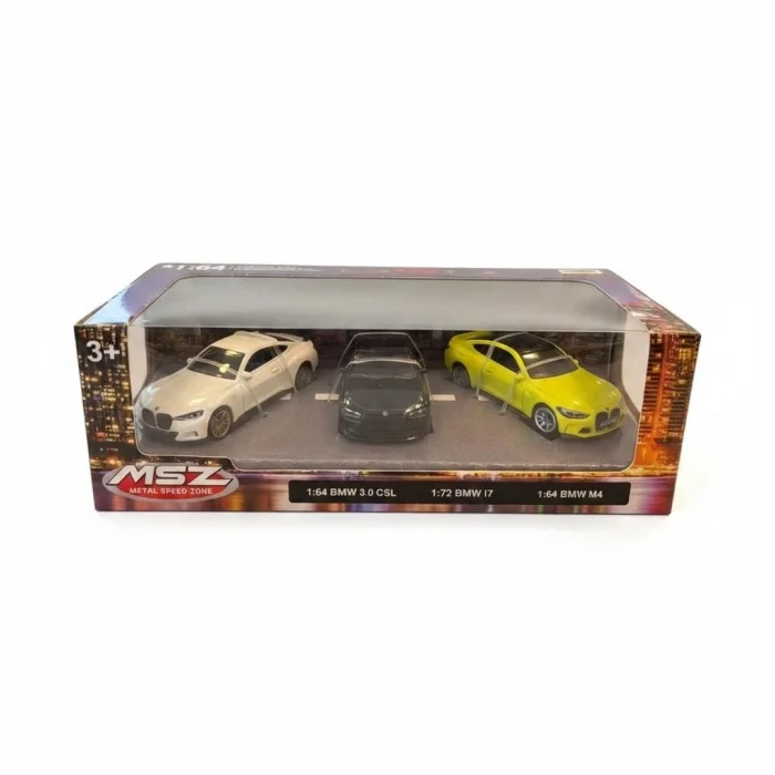 WP6429  1/64 BMW 3.0 CSL,BMW İ7,BMW M4-EKN