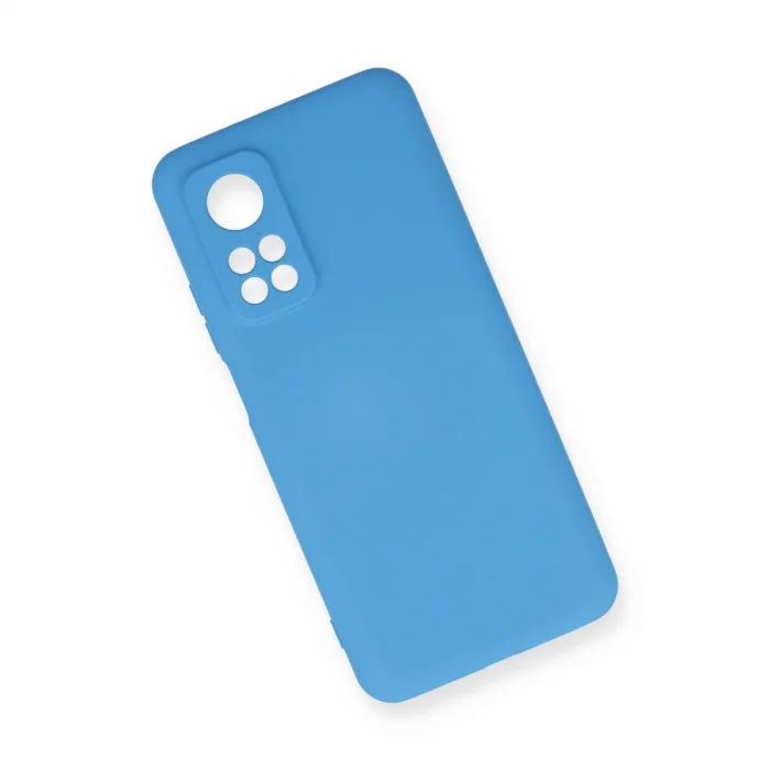 Xiaomi Mi 10t Kılıf Nano İçi Kadife Silikon - Mavi