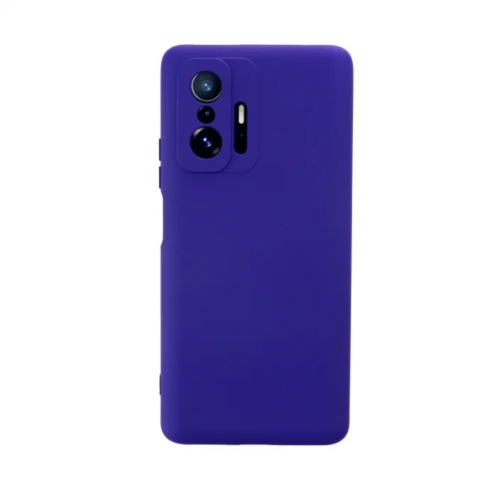 Xiaomi Mi 11t Pro Kılıf Nano İçi Kadife Silikon - Mor