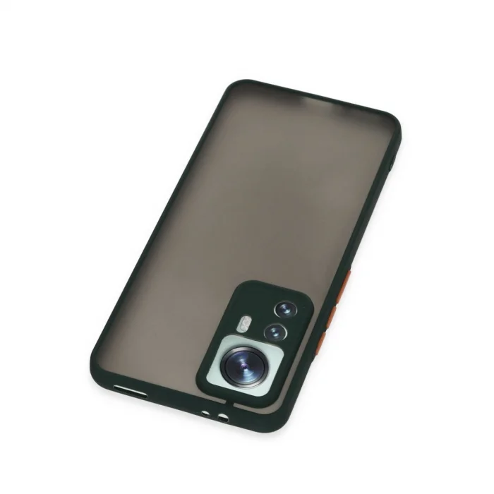 Xiaomi Mi 12t Pro Kılıf Montreal Silikon Kapak - Yeşil