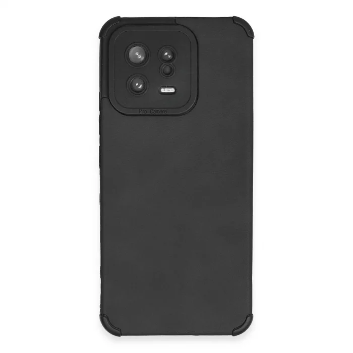 Xiaomi Mi 13 Kılıf Loop Deri Silikon - Siyah