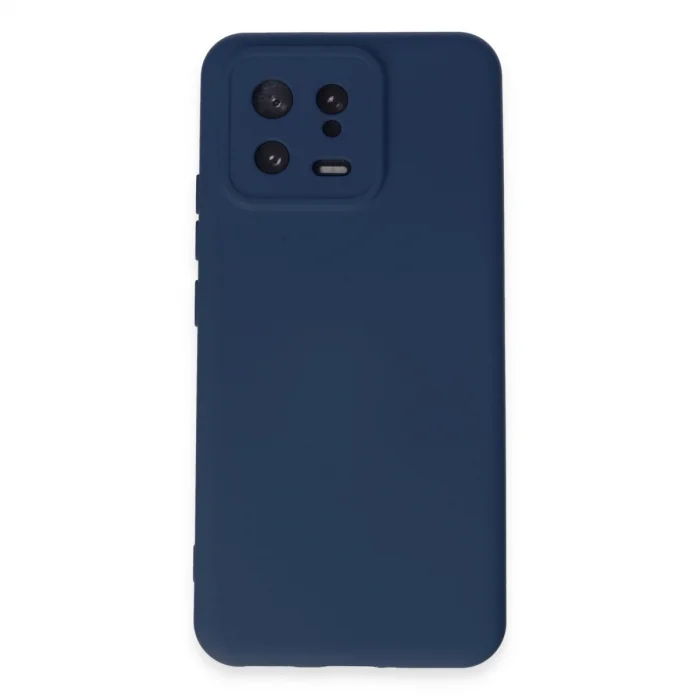 Xiaomi Mi 13 Kılıf Nano İçi Kadife Silikon - Lacivert