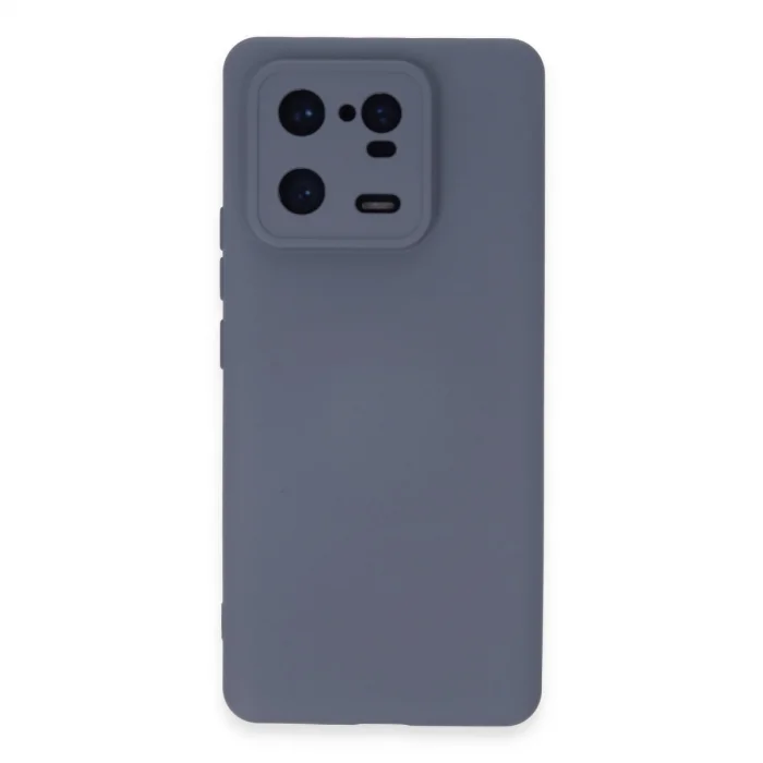 Xiaomi Mi 13 Pro Kılıf Nano İçi Kadife Silikon - Gri