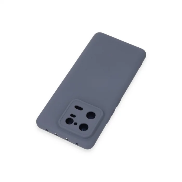 Xiaomi Mi 13 Pro Kılıf Nano İçi Kadife Silikon - Gri