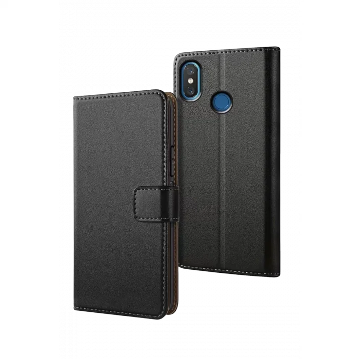 Xiaomi Mi 8 Trend S Plus Kapaklı Kılıf - Siyah
