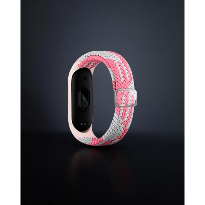 Xiaomi Mi Band 4 Kordon - Pembe Beyaz