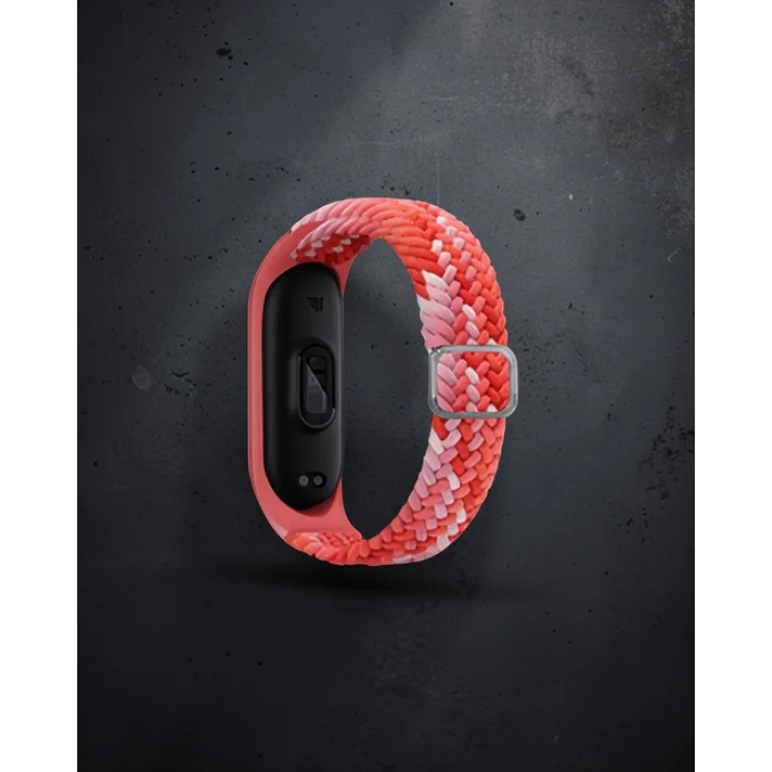 Xiaomi Mi Band 6 Kordon - Pembe-kırmızı