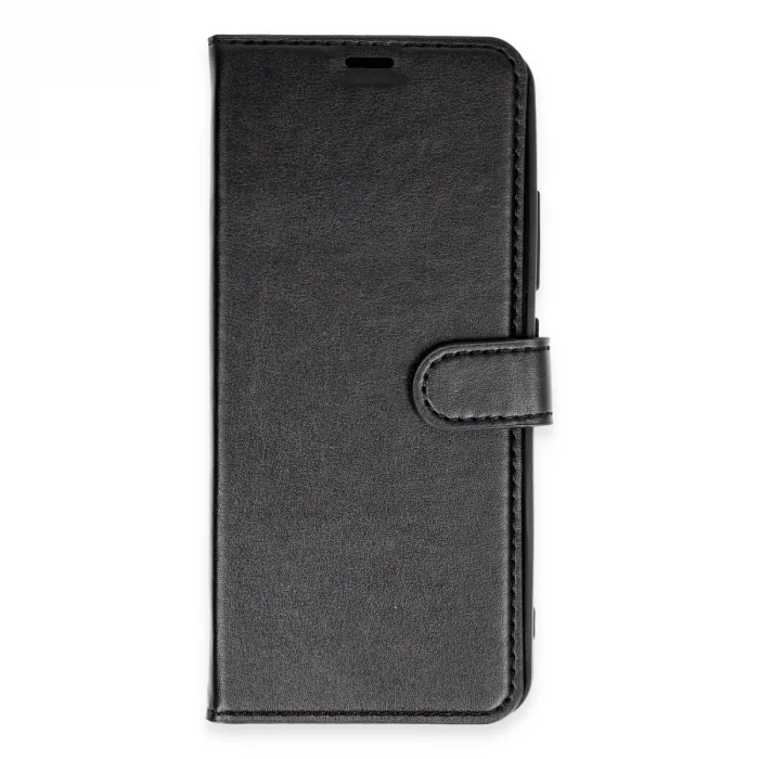 Xiaomi Poco F5 Pro Kılıf Trend S Plus Kapaklı Kılıf - Siyah