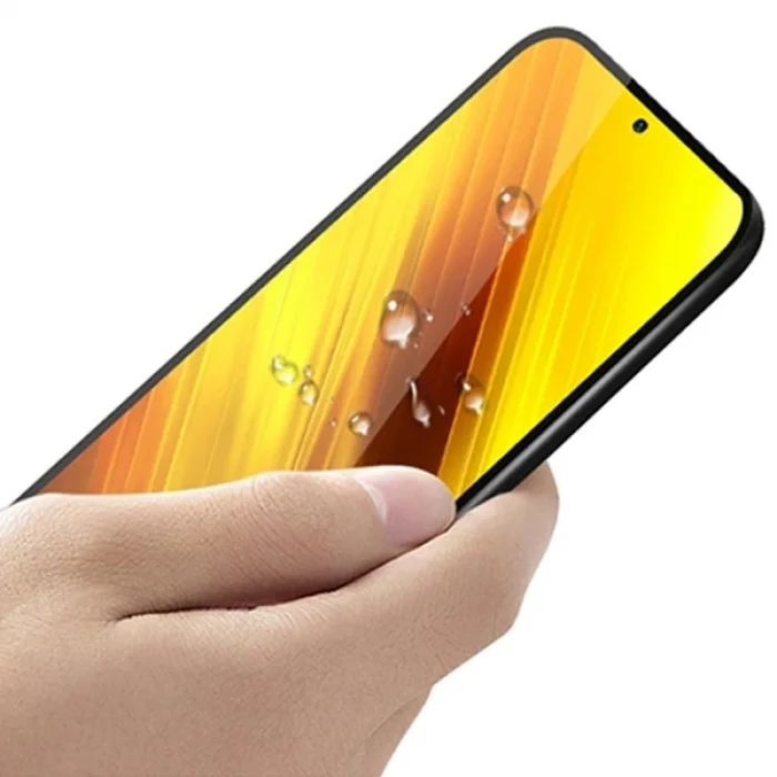 Xiaomi POCO X3 Full Glue Tempered Full Cam Ekran Koruyucu-(5775)