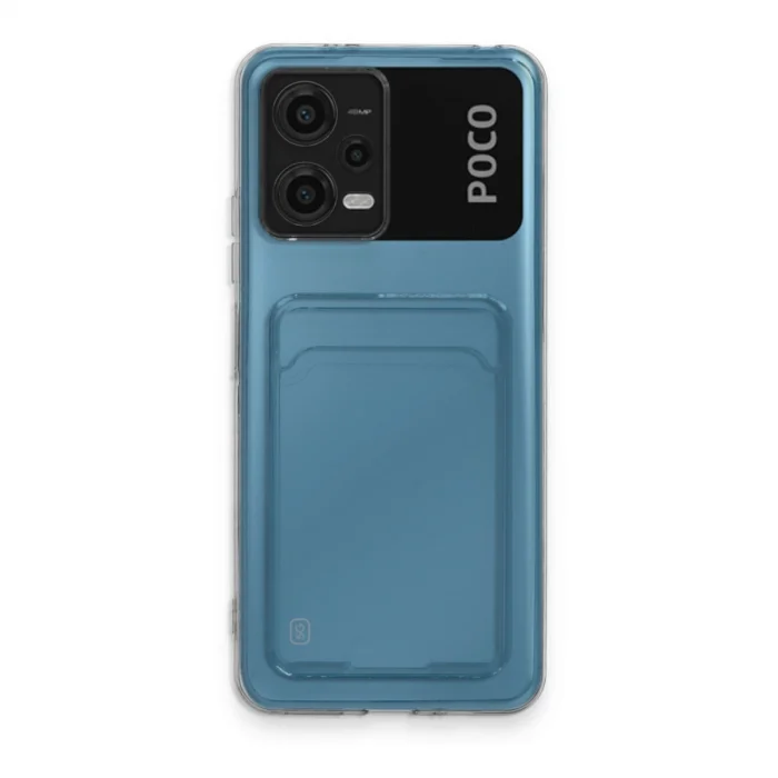 Xiaomi Poco X5 5g Kılıf Kart Şeffaf Silikon - Şeffaf