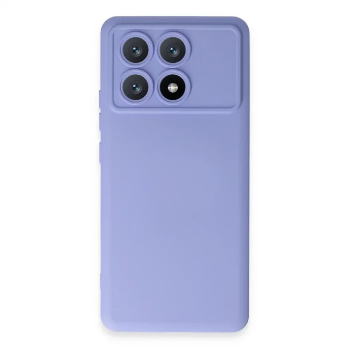 Xiaomi Poco X6 Pro Kılıf Nano İçi Kadife Silikon - Lila