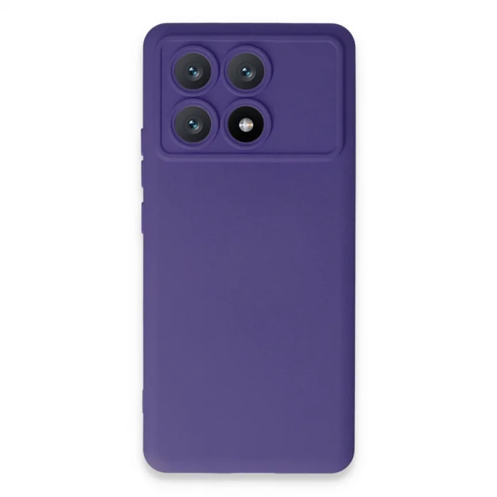 Xiaomi Poco X6 Pro Kılıf Nano İçi Kadife Silikon - Mor