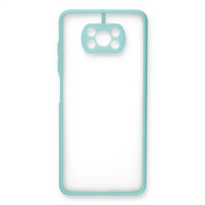 Xiaomi Pocophone X3 Kılıf Montreal Silikon Kapak - Turkuaz