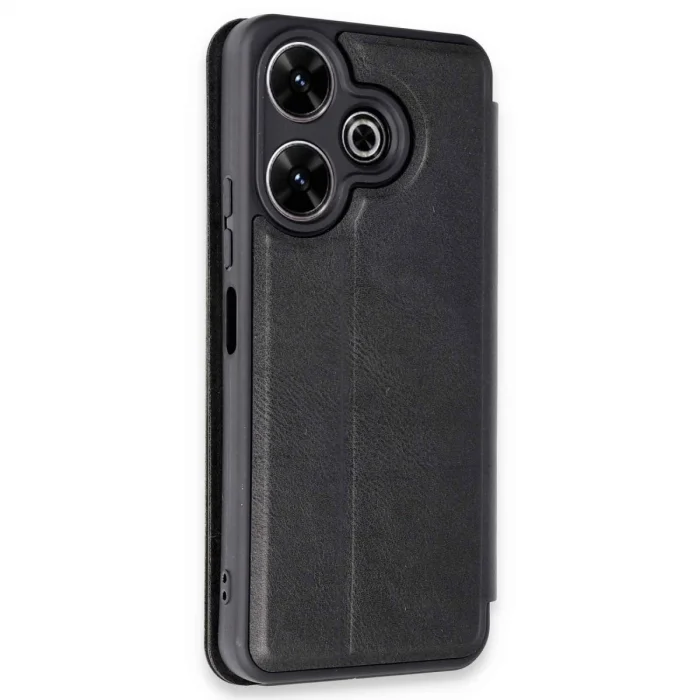 Xiaomi Redmi 13 4g Kılıf Flip Cover - Siyah