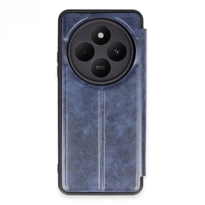 Xiaomi Redmi 14c Kılıf Flip Cover - Lacivert