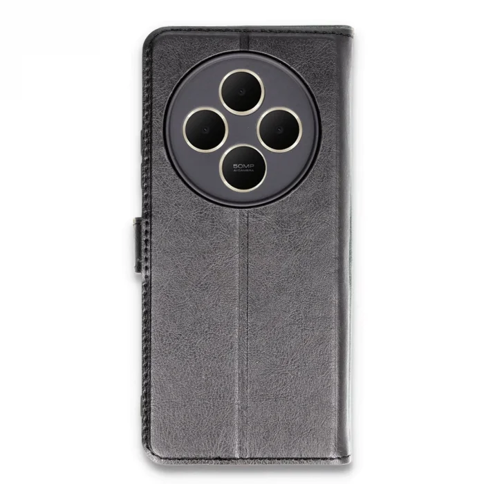 Xiaomi Redmi 14c Kılıf Trend S Plus Kapaklı Kılıf - Siyah