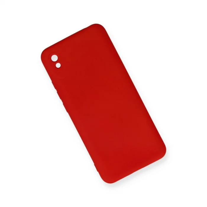 Xiaomi Redmi 9a Kılıf Nano İçi Kadife Silikon - Kırmızı