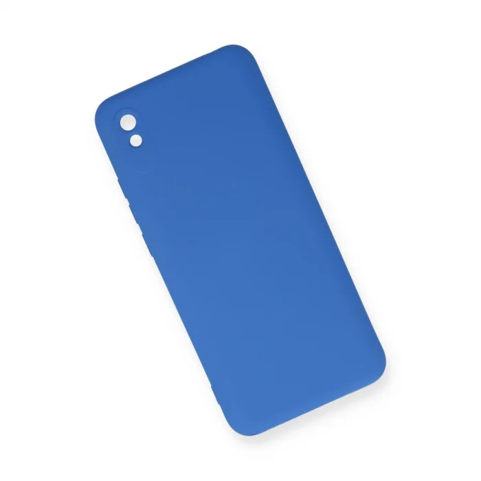 Xiaomi Redmi 9a Kılıf Nano İçi Kadife Silikon - Mavi