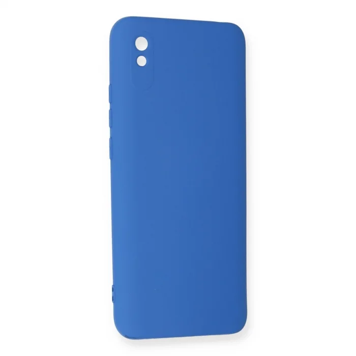 Xiaomi Redmi 9a Kılıf Nano İçi Kadife Silikon - Mavi