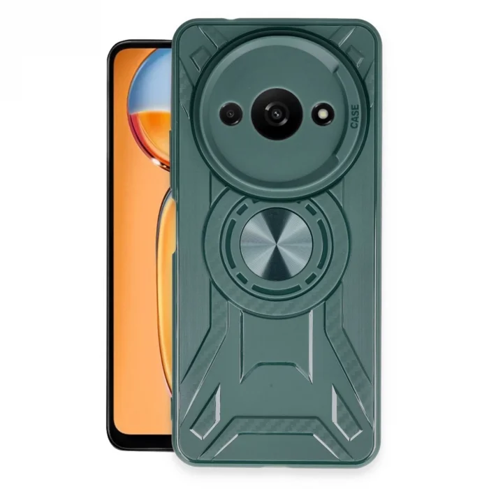 Xiaomi Redmi A3 4g Kılıf Lincoln Silikon - Koyu Yeşil