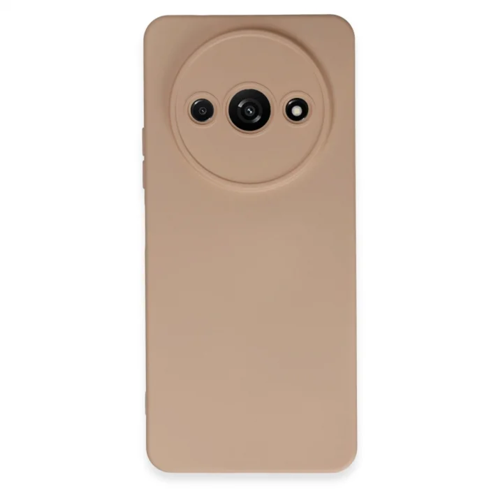 Xiaomi Redmi A3 4g Kılıf Nano İçi Kadife Silikon - Pudra