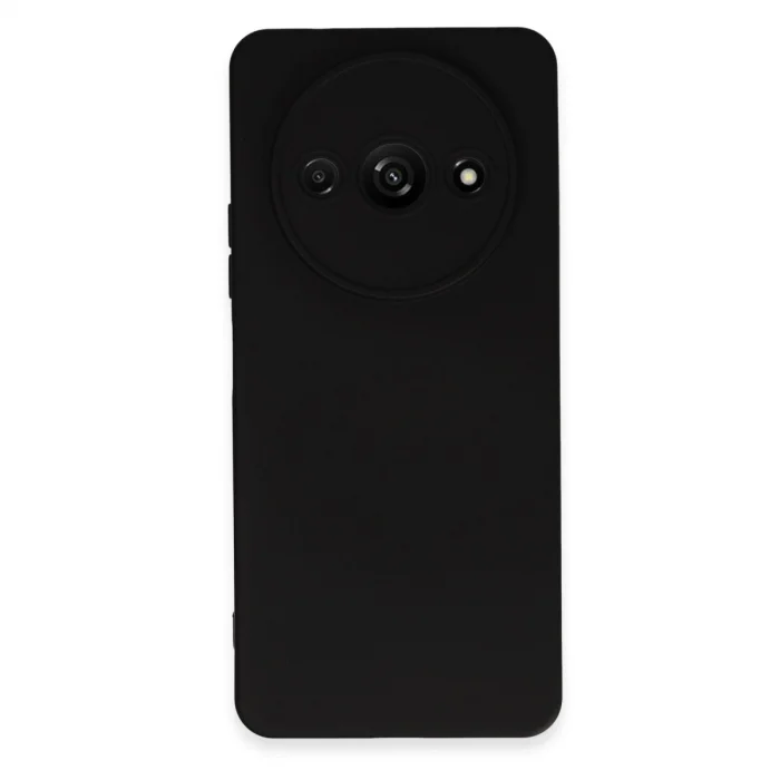 Xiaomi Redmi A3 4g Kılıf Nano İçi Kadife Silikon - Siyah